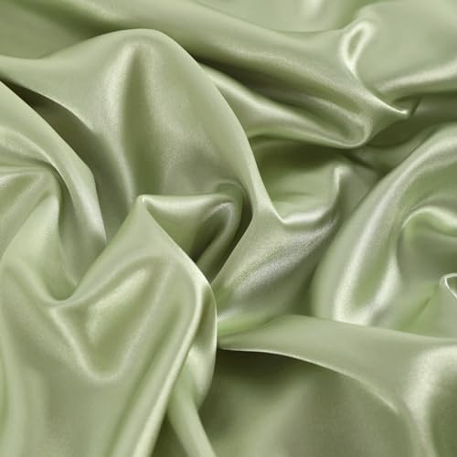 NTBAY Queen Satin Pillowcases, Sage Green - Image 6