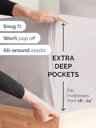CGK Linens Extra Deep Full Fitted Sheet - Image 2