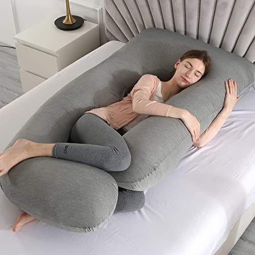 Elover U Shaped Pregnancy Pillow, Full Body Maternity Support - Image 5