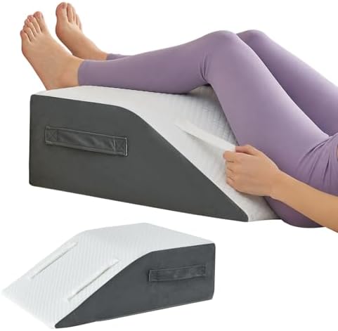 Yojoker Leg Elevation Pillow Blood Circulation, Memory Foam Wedge Pillow by Yojoker