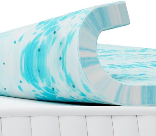 Mattress Toppers Memory Foam Cooling Gel Infused by Relaxinsideexploreoutside