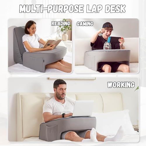 cooloo8 Reading Pillow with Armrests – Extra Large Memory Foam Gaming Pillow - Image 3