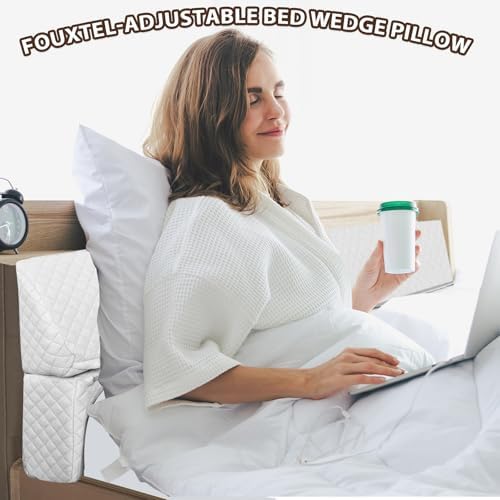 4 Modes Pillow Wedge for Headboard Gap, Foldable Bed Wedge Pillow, Bed Gap - Image 3