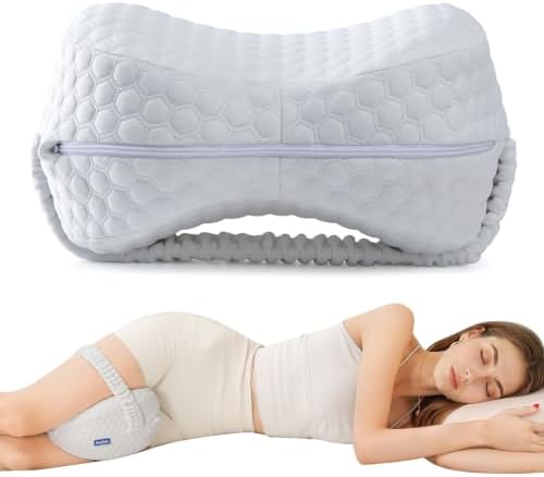 Side Sleeper Heart-Shaped Knee Pillow, Memory Foam Leg Positioning Pillow by Unknown