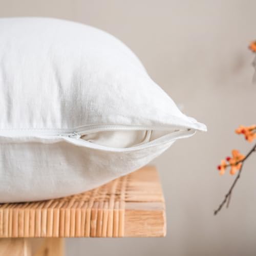 CHUFFED Linen Pillow Cases 2 Pack 100% Linen Standard Pillowcases, Breathable - Image 6