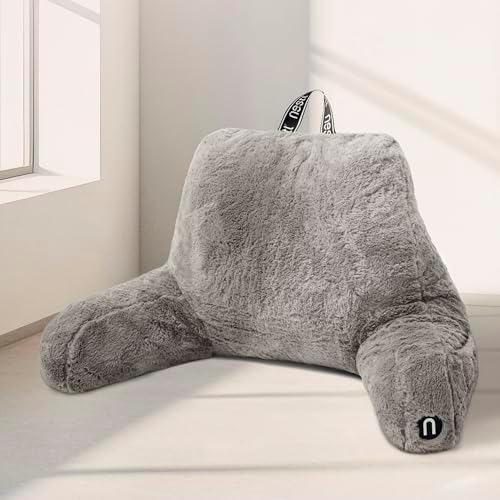 Nestl Fur Reading Pillow, Stylish Back Pillow by Nestl