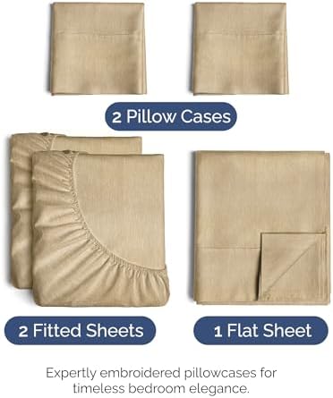 Split King Size 5 Piece Sheet Set - Image 2