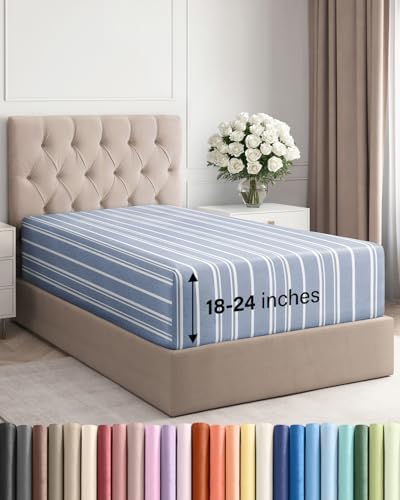 CGK Linens Deep Twin XL Fitted Sheet by CGKUnlimited