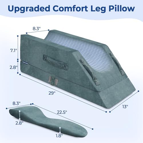 KingPavonini 4-Height Adjustable Leg Elevation Pillow, Single Leg - Image 4