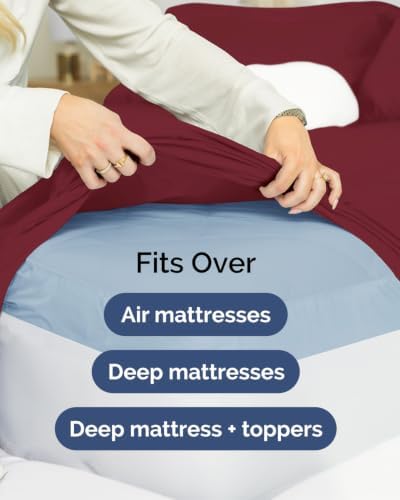 CGK Linens 2 Pack Extra Deep Twin XL Fitted Sheets - Image 7