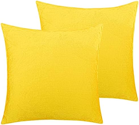 NTBAY Velvet Throw Pillow Covers, 16 x 16 by NTBAY