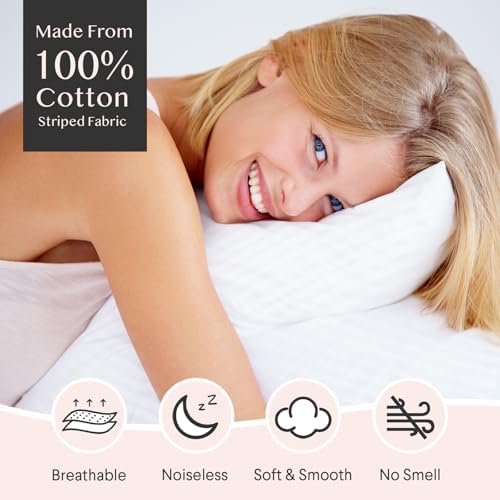FAUNNA 600TC 100% Cotton Pillow Protectors, King Size, 4 Pack - Image 3