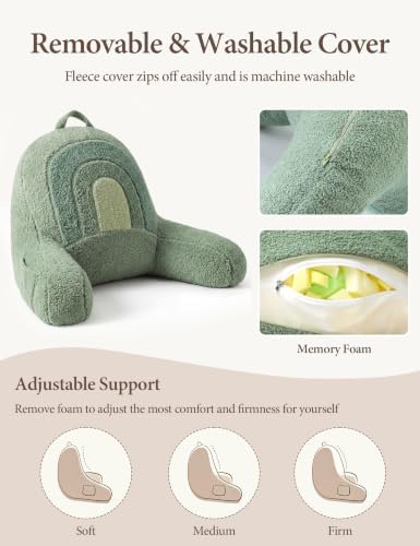 Yoofoss Reading Pillow for Bed Sitting up, Backrest Pillows - Image 4