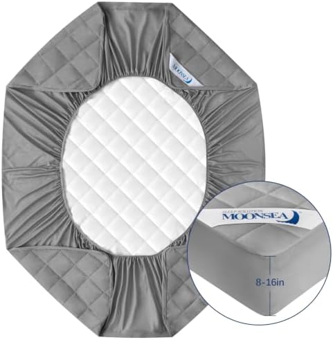 Queen Mattress Topper Pad Protector Waterproof, Mattress Cover Queen Size - Image 5
