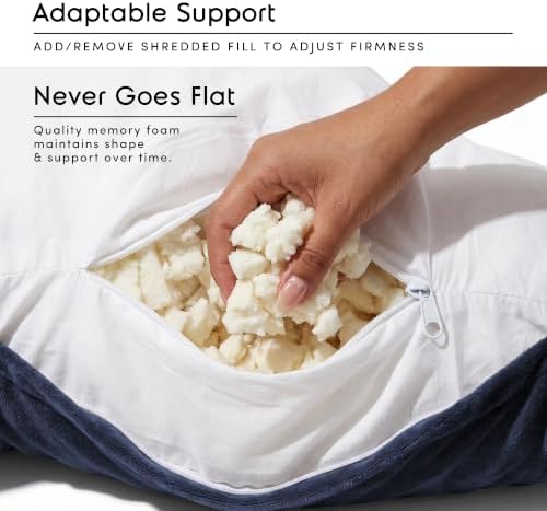 Nestl Reading Pillow for Bed, Back Pillow for Sitting Up in Bed - Image 3
