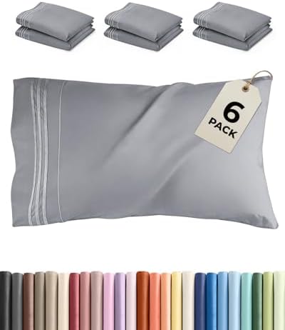 King Pillow Cases Set of 6 by CGKUnlimited