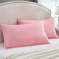 Stripe Quilted Pillowcases Set of 2, Standard Size Envelope Pillow Covers Soft by Uhamho