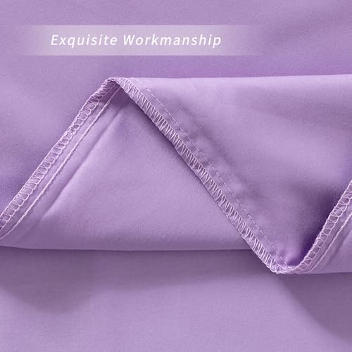 Purple Pillow Covers Set of 2，2 Pack Standard Size Pillow Cases，20"X26" - Image 6