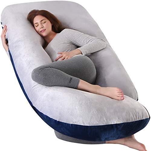 Elover U Shaped Pregnancy Pillow, Full Body Maternity Support by Elover