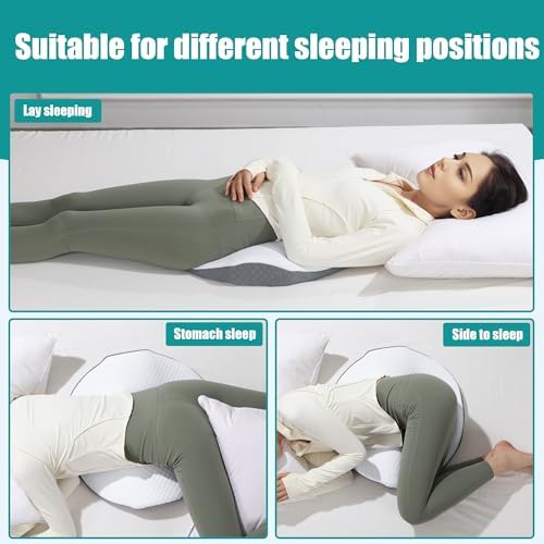 ROYALAY Lumbar Support Pillow for Bed, Memory Foam Waist Pillow for Sleeping - Image 6
