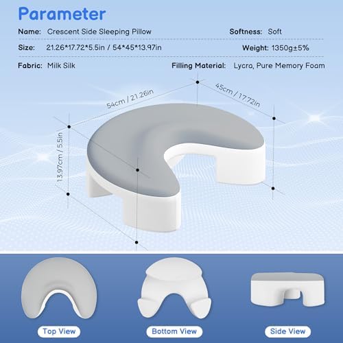 Side Sleeper Pillow with Arm Holes -arm Pillow Ergonomic - Image 2