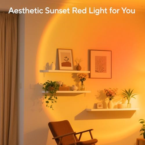 Neroupe Sunset Lamp Projector for Girls, Sunset Red Color Led Night Light - Image 2