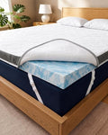 3 Inch Short Queen Memory Foam Mattress Topper by CGKUnlimited