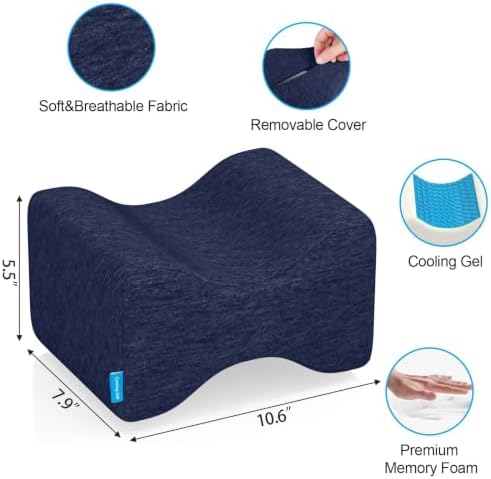 Knee Pillow for Side Sleepers, Leg Pillow - Image 2