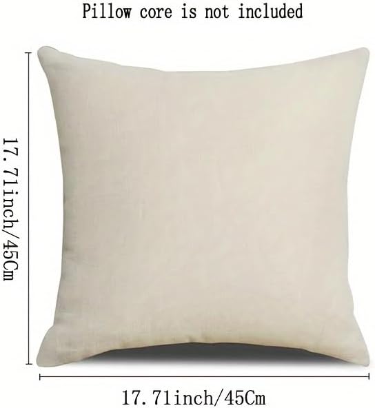 4pcs Romantic Red Rose Decorative Throw Pillow Case - Image 2