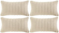 Fancy Homi 4 Packs Decorative Throw Pillow Covers by Fancy+Homi