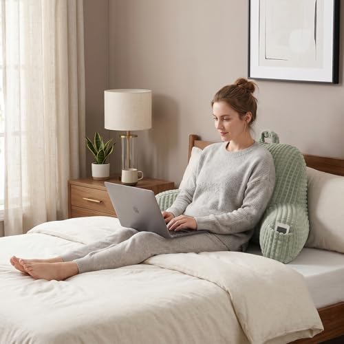 Reading Pillow with Arms for Sitting in Bed - Image 2