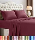 King Sheets Set, 4 Pieces 16" Deep Pocket Hotel Luxury Bed Sheets by UTOPIABEDDING