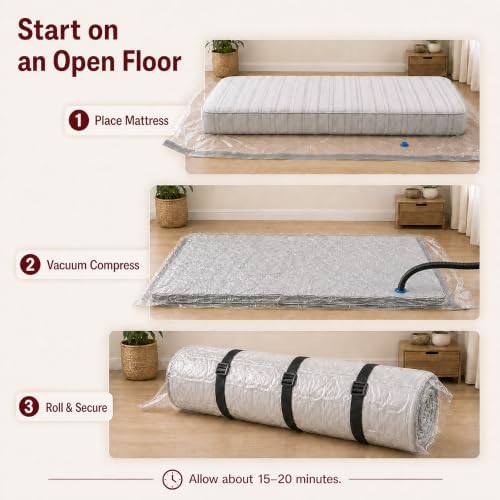 Mattress Vacuum Bag with Straps - Image 5
