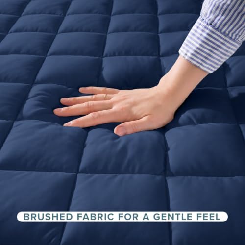 Bare Home Quilted Fitted Mattress Pad - Image 3