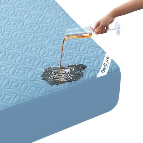 BEDLORE Waterproof Mattress Protector, King Size Mattress Pad by Bedlore