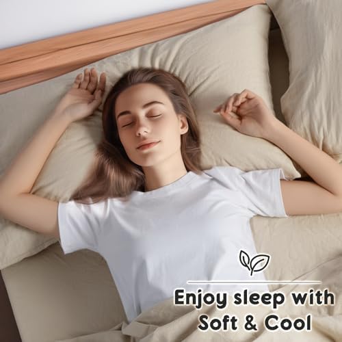 SONORO KATE 100% French Linen Queen Size Sheets Set, Extra Deep Pocket - Image 5