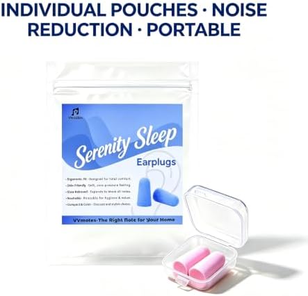 10 Pairs Pink Reusable Ear Plugs, 32dB NRR Noise Reduction, Washable - Image 2
