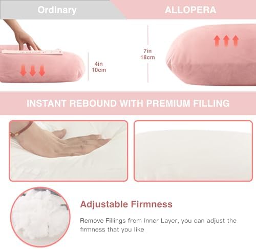 ALLOPERA Pregnancy Pillow, Full Body Maternity Pillow 57 inch, - Image 4