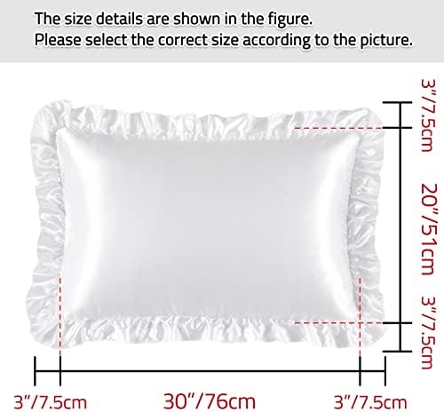 Silky Satin Ruffled Pillow Cases - Image 5