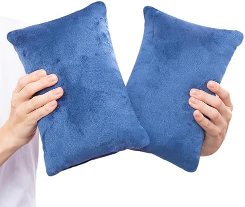 1 MIDDLE ONE 2 Pack Small Pillow, Memory Foam Mini Pillow 11 X 7 Inches by 1MIDDLEONE