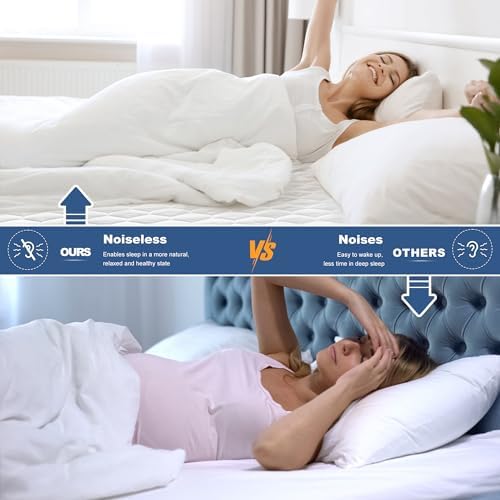 GRT 2 Pack Full Mattress Protector Waterproof, Hollow Cotton Mattress Pad - Image 4