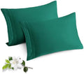 Horbaunal Microfiber Pillowcases Standard Size, Dark Green, 2 Pack by Horbaunal
