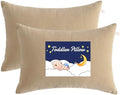 NTBAY Toddler Pillows, Light Taupe by NTBAY
