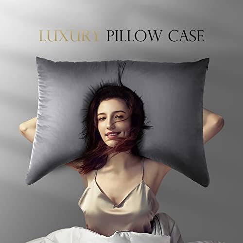 Cooling Side Sleeper Curved Pillow Case Queen 2 Pack 20 * 30 Dark Grey - Image 6
