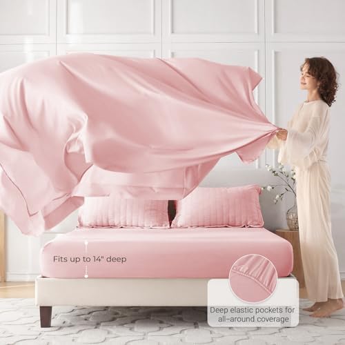 MUXHOMO 7 Pieces Oversized King Comforter Set, Seersucker Bed in a Bag - Image 3