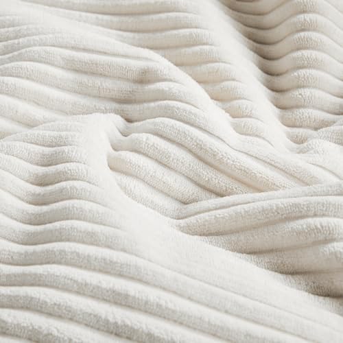 Fancy Homi 2 Packs Cream White Long Lumbar Decorative Throw Pillow Covers 12x24 - Image 5