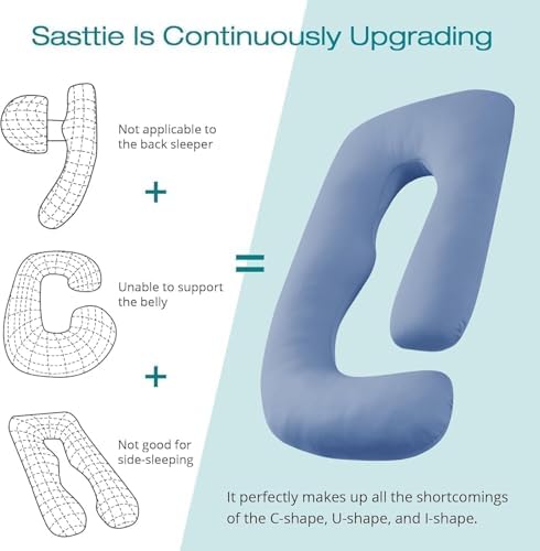 Sasttie Cooling Pregnancy Pillows - Image 4