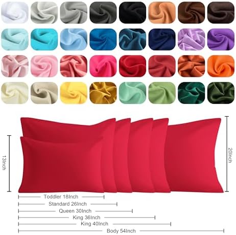 Queen Pillow Cases, 2 Pack, 20x30 in, Microfiber - Image 6