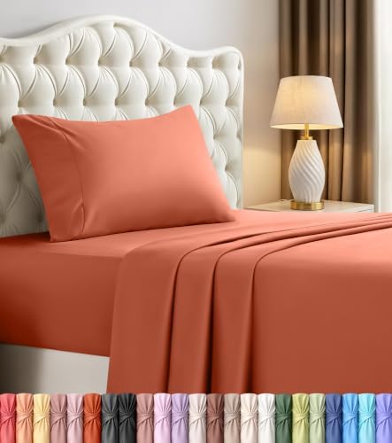 Twin Sheets Set, 3 Pieces 16" Deep Pocket Hotel Luxury Bed Sheets by UTOPIABEDDING