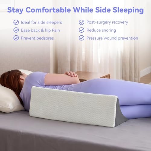 Vekkia Wedge Pillow for Side Sleeping, Back Support - Image 2